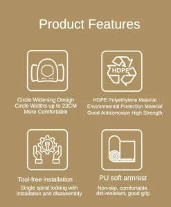 The Relaxation Nook Mobilitäts- Und Support-Tools|Gesundheits-Gadgets-Toilettensitzlifter für Senioren – abnehmbare Hilfe für Senioren