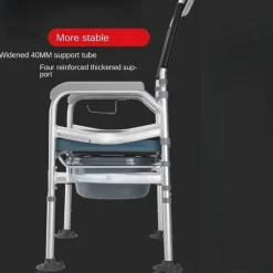 The Relaxation Nook Mobilitäts- Und Support-Tools|Gesundheits-Gadgets-Toilettenstuhl für Senioren – Unterstützende Badezimmerhilfe für Senioren