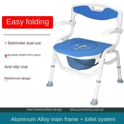 The Relaxation Nook Mobilitäts- Und Support-Tools|Gesundheits-Gadgets-Toilettenstuhl für Senioren – Unterstützende Badezimmerhilfe für Senioren