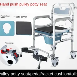 The Relaxation Nook Mobilitäts- Und Support-Tools|Gesundheits-Gadgets-Toilettenstuhl für Senioren – Unterstützende Badezimmerhilfe für Senioren