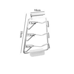 Space Savvy Küche & Esszimmer-Topfdeckelhalter-Regal - Wandmontierter Küchen-Organizer
