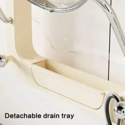 Space Savvy Küche & Esszimmer-Topfdeckel-Organizer zur Wandmontage – Aufbewahrungsregal mit Saugnapf