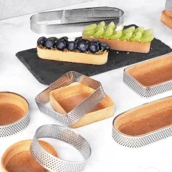 Tom Küche & Esszimmer-Tortenring aus Edelstahl – wiederverwendbare Kuchen- und Mousseform