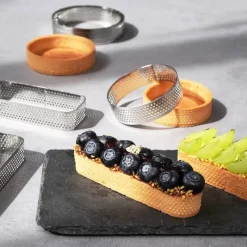 Tom Küche & Esszimmer-Tortenring aus Edelstahl – wiederverwendbare Kuchen- und Mousseform