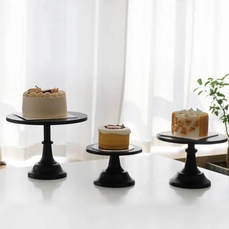 Elegance at the Table Küche & Esszimmer-Tortenständer aus Eisen – einfaches Dessert-Präsentationsregal