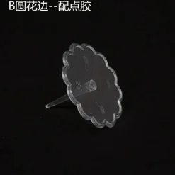 Tom Küche & Esszimmer-Tortenständer-Set aus transparentem Kunststoff – 20-teilig, Fondanthalter und Präsentationsständer