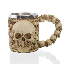 The Cozy Mug Küche & Esszimmer-Totenkopfbecher - Halloween Milchbecher