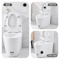 The Blissful Bath Badezimmer-Touchless Auto-Flush Sensor - Smart Bathroom Upgrade