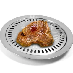 Deco Küche & Esszimmer-Tragbare antihaftbeschichtete koreanische BBQ-Grillpfanne – leicht zu reinigendes Kochwerkzeug