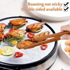 Deco Küche & Esszimmer-Tragbare antihaftbeschichtete koreanische BBQ-Grillpfanne – leicht zu reinigendes Kochwerkzeug