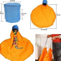 Space Savvy Babyspielzeug-Tragbare Aufbewahrungstasche für Spielzeug – einfache Reinigungslösung