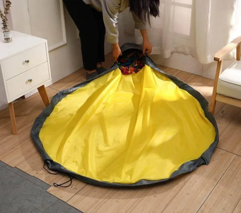 Space Savvy Babyspielzeug-Tragbare Aufbewahrungstasche für Spielzeug – einfache Reinigungslösung