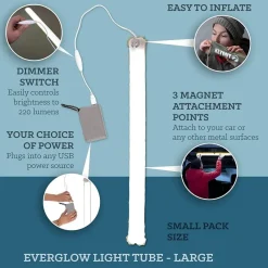 Trail Tech Camping-Werkzeuge|Outdoor-Artikel-Tragbare aufblasbare Campinglaterne – helles Outdoor-Zeltlicht für Abenteuer