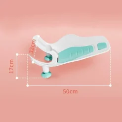 Kinder The Blissful Bath Kinderwagen & Zubehör|Badezimmer-Tragbare Babybadewanne – Duschbecken mit Saugnapf für einfaches Baden