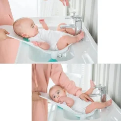 Kinder The Decor Haven Kinderwagen & Zubehör-Tragbare Badewanne für Neugeborene – benutzerfreundliche Badelösung für Säuglinge