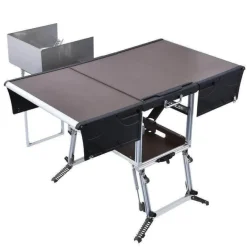 Nomad Gear Camping-Werkzeuge|Camping Im Freien-Tragbare Campingküche – Faltbare Outdoor-Kochstation