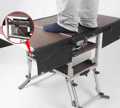 Nomad Gear Camping-Werkzeuge|Camping Im Freien-Tragbare Campingküche – Faltbare Outdoor-Kochstation