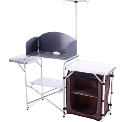 The Outdoor Vault Camping-Werkzeuge|Heimwerkzeuge-Tragbare Campingküche – Faltbare Outdoor-Kochstation