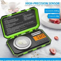 Cozy Living Heimwerkzeuge-Tragbare digitale Mini-Personenwaage – Taschenwaage für unterwegs und zu Hause