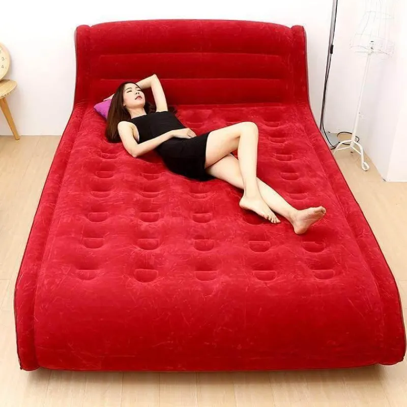 Nomad Gear Camping Im Freien|Outdoor-Artikel-Tragbare Doppel-Luftmatratze – Aufblasbare Schlaflösung