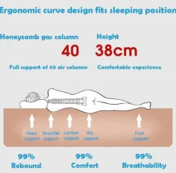 Nomad Gear Camping Im Freien|Outdoor-Artikel-Tragbare Doppel-Luftmatratze – Aufblasbare Schlaflösung