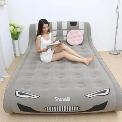 Nomad Gear Camping Im Freien|Outdoor-Artikel-Tragbare Doppel-Luftmatratze – Aufblasbare Schlaflösung