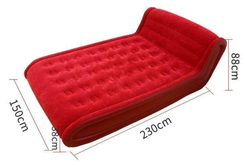 Nomad Gear Camping Im Freien|Outdoor-Artikel-Tragbare Doppel-Luftmatratze – Aufblasbare Schlaflösung