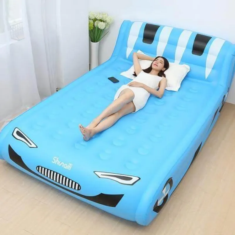 Nomad Gear Camping Im Freien|Outdoor-Artikel-Tragbare Doppel-Luftmatratze – Aufblasbare Schlaflösung