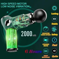 The Relaxation Nook Massageprodukte|Gesundheits-Gadgets-Tragbare elektrische Massagepistole – Mini-Muskelentspannungsmassagegerät