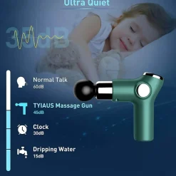 The Relaxation Nook Massageprodukte|Gesundheits-Gadgets-Tragbare elektrische Massagepistole – Mini-Muskelentspannungsmassagegerät