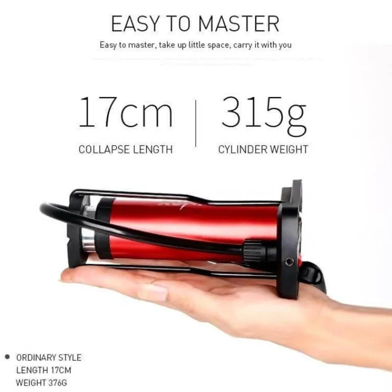 Wilderness Haven Fahrräder & Verkehr|Outdoor-Artikel-Tragbare Fahrradreifenpumpe – einfach zu bedienende Pedalpumpe