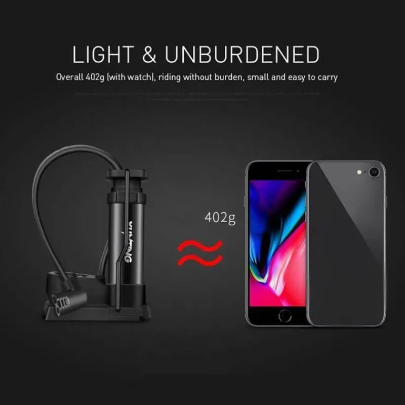 Wilderness Haven Fahrräder & Verkehr|Outdoor-Artikel-Tragbare Fahrradreifenpumpe – einfach zu bedienende Pedalpumpe