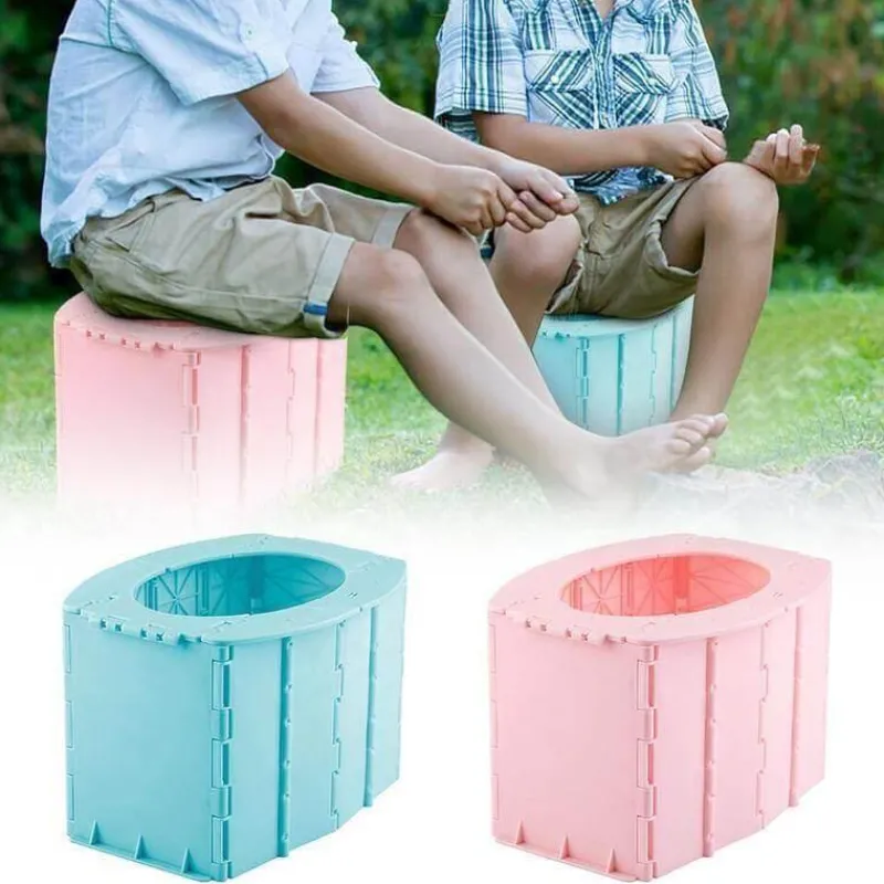 Wilderness Haven Camping-Werkzeuge|Outdoor-Artikel-Tragbare faltbare Campingtoilette – Reisetoilette für draußen