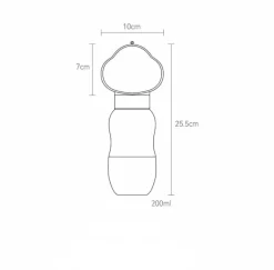 Wild u0026 Free Gear Haustierzubehör|Tierfütterung-Tragbare Haustier-Wasserflasche - 2-in-1-Reise-Futterspender