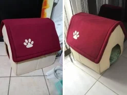 Decor Haustierzubehör|Haustierbetten-Tragbare Hundehütte für draußen – Zwinger für Haustiere