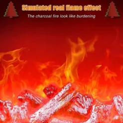 Willow u0026 Whim Beleuchtung-Tragbare Kamin-Nachtlampe – Inferno-Design