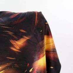 Cozy Haven Bettzeug-Tragbare Kapuzendecke mit Eis und Feuer in 3D