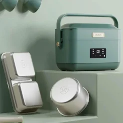 The Culinary Kit Camping-Werkzeuge|Camping Im Freien-Tragbare Lunchbox mit 3 Schichten – versiegelter Frischhaltebehälter für Lebensmittel