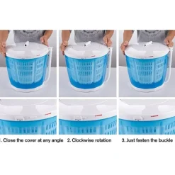 The Blissful Bath Badezimmer-Tragbare manuelle Waschmaschine – kompakte, leicht zu reinigende Wäschelösung