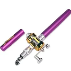 Gear Up u0026 Go Outdoor-Artikel|Outdoor-Gadgets-Tragbare Mini-Angelrute – kompakte Reise-Angelrute