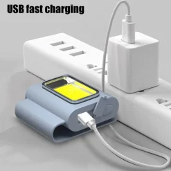 The Outdoor Vault Heimwerkzeuge|Outdoor & Garten-Tragbare Mini-Magnet-Gehlampe zum Anklipsen – kompaktes Taschenlicht