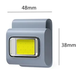 The Outdoor Vault Heimwerkzeuge|Outdoor & Garten-Tragbare Mini-Magnet-Gehlampe zum Anklipsen – kompaktes Taschenlicht