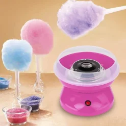 The Culinary Kit Küche & Esszimmer-Tragbare Mini-Zuckerwattemaschine – Süßigkeitenmaschine für Kinder