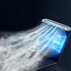 The Decor Haven Gadgets Für Zuhause-Tragbare, per USB wiederaufladbare Mini-Klimaanlage – Clip-On-Kühler