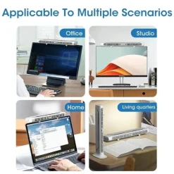 The Decor Haven Gadgets Für Zuhause-Tragbare, per USB wiederaufladbare Mini-Klimaanlage – Clip-On-Kühler