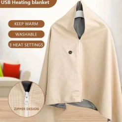 Trail u0026 Beyond Camping Im Freien|Gadgets Für Zuhause-Tragbare, per USB wiederaufladbare Heizdecke – Wärme für unterwegs