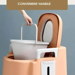 The Relaxation Nook Mobilitäts- Und Support-Tools|Gesundheits-Gadgets-Tragbare Reisetoilette – Leichtes, kompaktes Design für Senioren