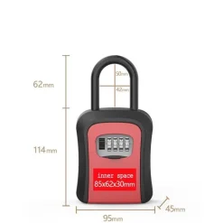 Cozy Living Camping Im Freien|Outdoor & Garten-Tragbare Schlüsselaufbewahrungsbox - Reisepasswort-Organizer