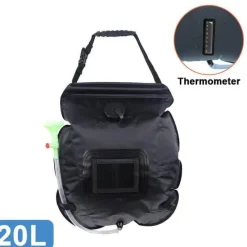 Gear Up u0026 Go Camping-Werkzeuge|Outdoor-Artikel-Tragbare Solar-Duschtasche – Beheizte Campingausrüstung