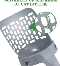 Furendo Haustierzubehör|Reinigungswerkzeuge Für Haustiere-Tragbare Streuschaufel für Haustiere – leicht zu reinigendes Werkzeug für Katzen und Hunde